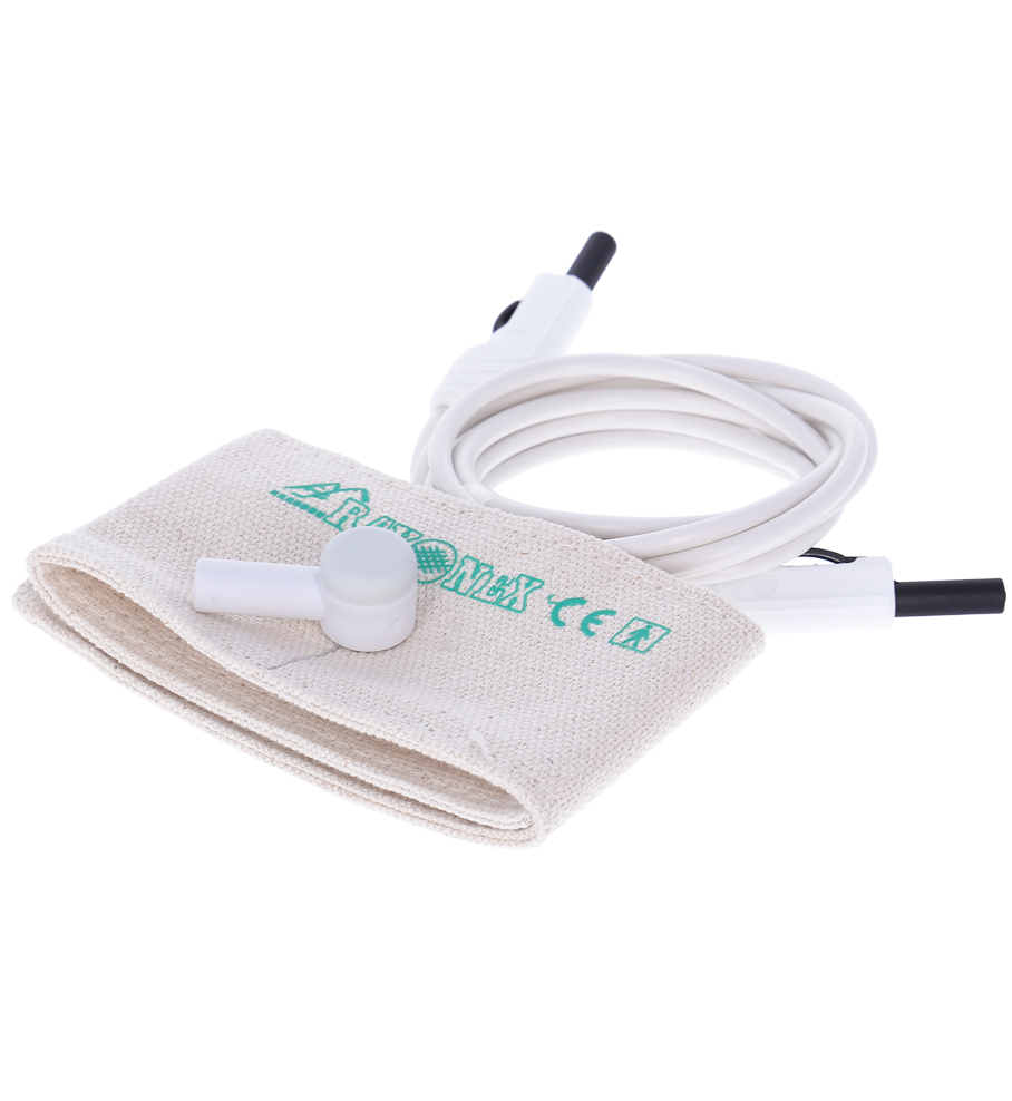 Conector textil cu prindere Velcro