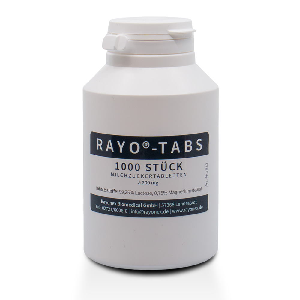 Rayo®-Tabs | Tablete de lactoză Rayonex (1000 buc.)