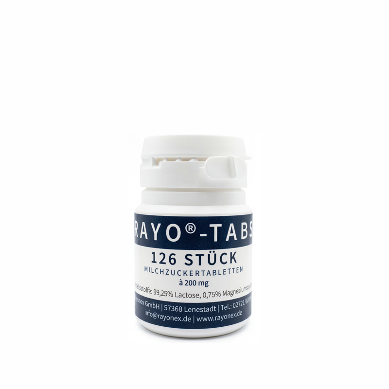 Rayo®-Tabs. Tablete de lactoză Rayonex
